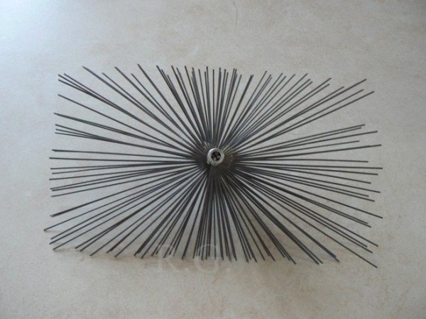 Schornsteinbesen Rechteckig Kaminbesen aus Stahl 18 x 24cm
