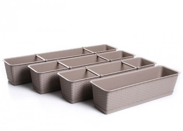 Blumenkasten Balkonkasten Ratolla Case P 500 anthrazit