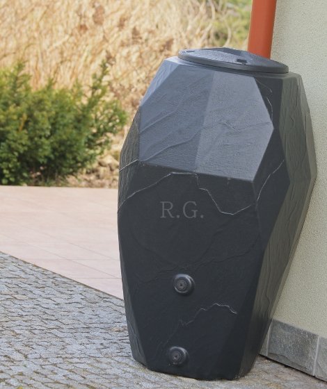 Regentonne Regenwassertonne Regenbehälter 300L Anthrazit