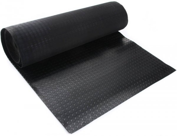 Gummimatte Gummiläufer Anti Rutsch Bodenbelag 200cm Gummiboden Flachnoppen