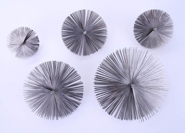 Schornsteinbesen Kaminbesen aus Federstahl 13cm