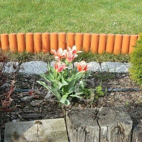 Palisade 2,30m in terracotta