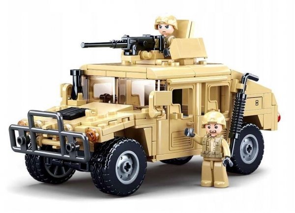 Klemmbausteine Spielbausteine Militär Auto Bausatz - Fahrzeug Jeep Hummer H2 G165628 