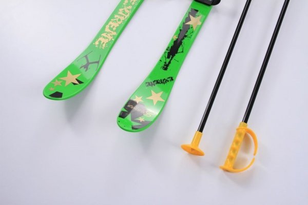 Kinderski Babyski Lernski 90cm Farbe Grün