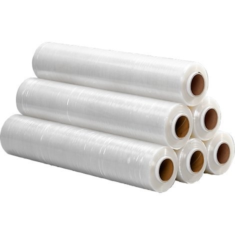 6x Stretchfolie Palettenfolie Verpackungsfolie - 30my 1.5kg Transparent