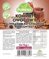 Kompot śliwka-jabłko-cynamon koncentrat 1kg na 6l