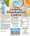 Sorbet, granita, lody włoskie - baza CYTRYNA-POMARAŃCZA Z MIĘTĄ box 6x1kg