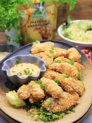 Ananasowy kurczak w panko