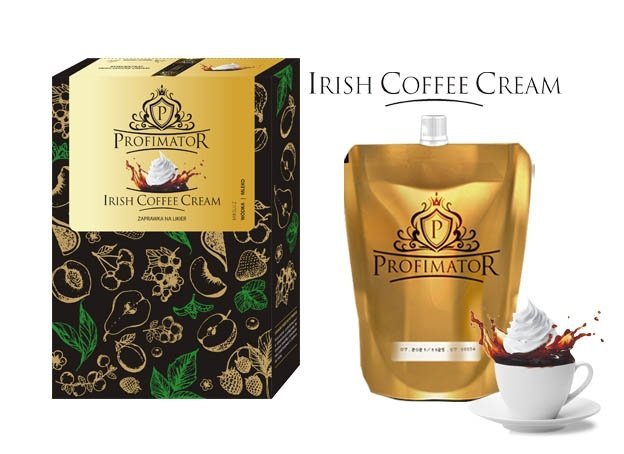 Bezalkoholowy koncentrat do przygotowywania napojów alkoholowych IRISH COFFEE CREAM box 9x300ml