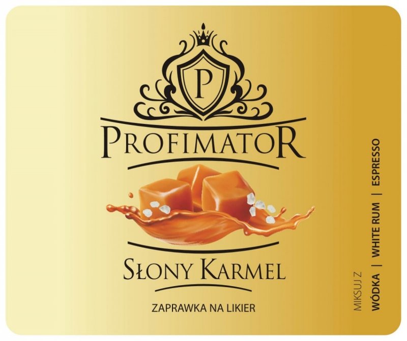 Bezalkoholowy koncentrat do przygotowywania napojów alkoholowych SŁONY KARMEL 300ml
