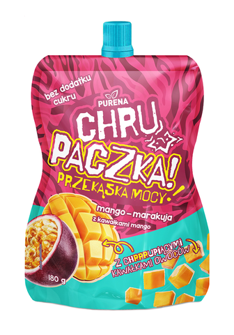 Chrupaczka przekąska mango-marakuja z kawałkami mango 180g
