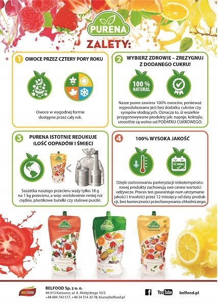 Pulpa puree przecier 100% z jabłek  3x1kg