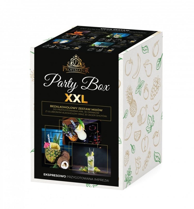 ZESTAW BARMAŃSKI DO DRINKÓW PARTY BOX XXL 4x300ml PROFIMATOR