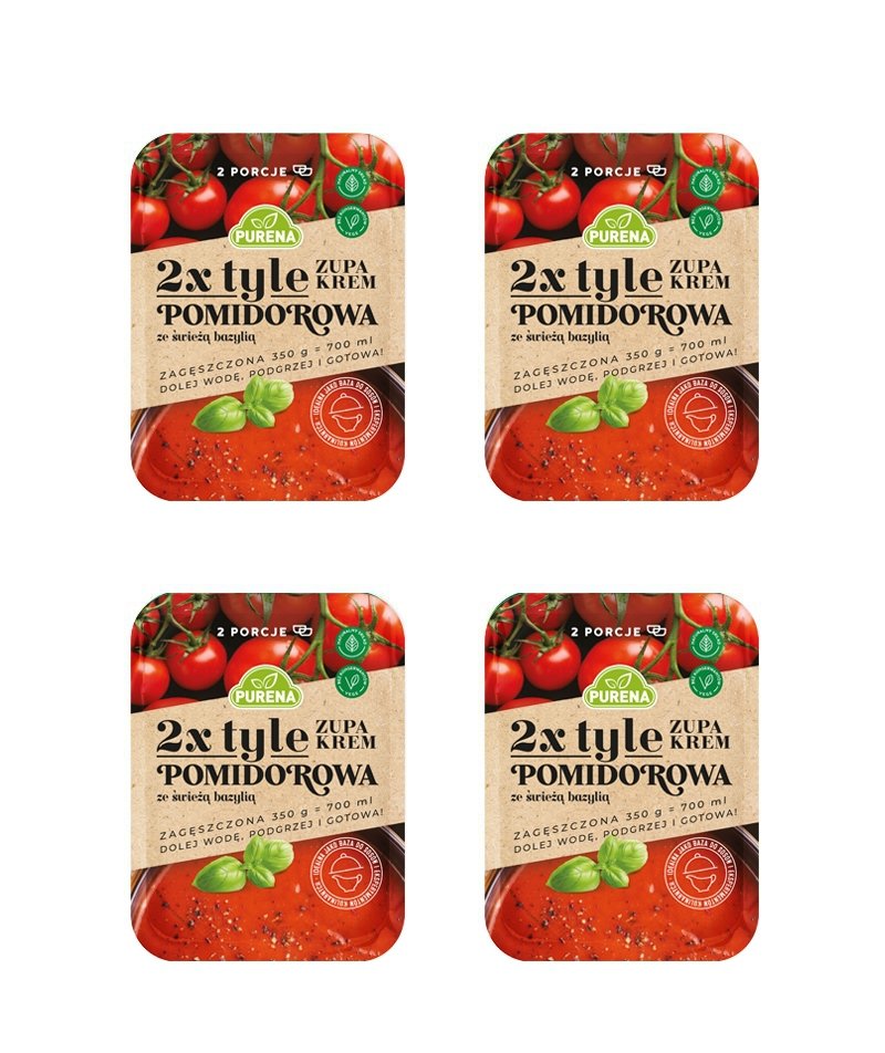 Zupa krem pomidorowa zagęszczona 350g x 4szt
