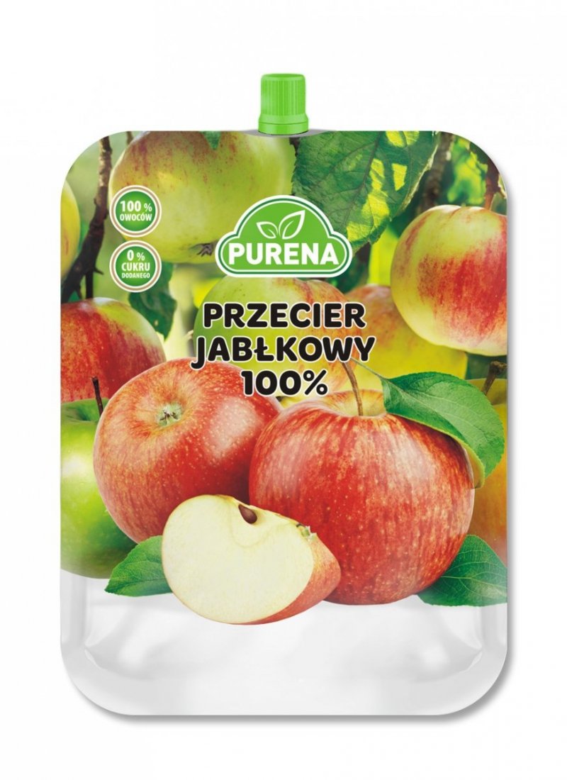 Przecier mus owocowy 100% bez cukru z jabłek 350g