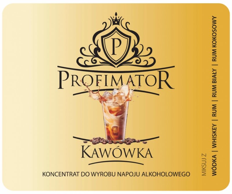 Bezalkoholowy koncentrat do przygotowywania napojów alkoholowych KAWÓWKA box 9x300ml