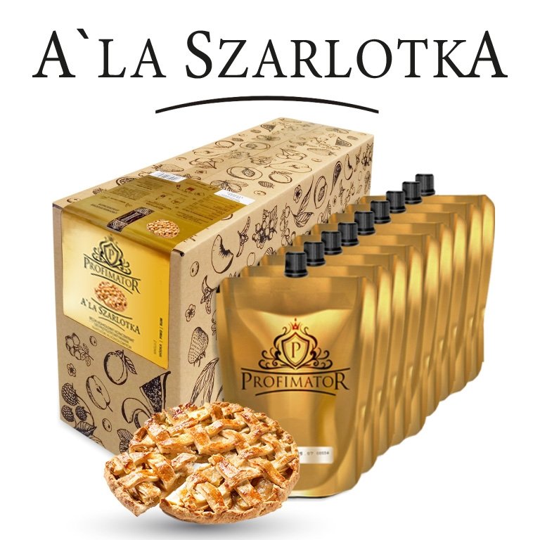 Bezalkoholowy koncentrat do przygotowywania napojów alkoholowych A'LA SZARLOTKA box 9x300ml