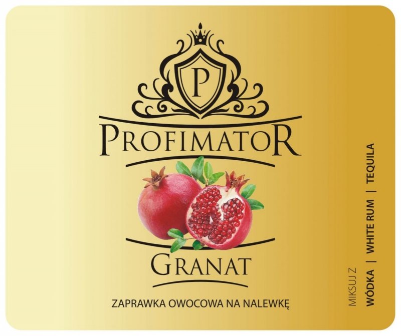 Bezalkoholowy koncentrat do przygotowywania napojów alkoholowych GRANAT box 9x300ml