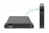 Digitus Zasilacz awaryjny UPS Online Rack 19 LCD, 2000VA/2000W, 4x12V/9Ah, 8xC13, USB, RS232, RJ45