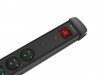 Lanberg Listwa zasilająca 5.0m 5x230 cz SP1-05E-0500-BK