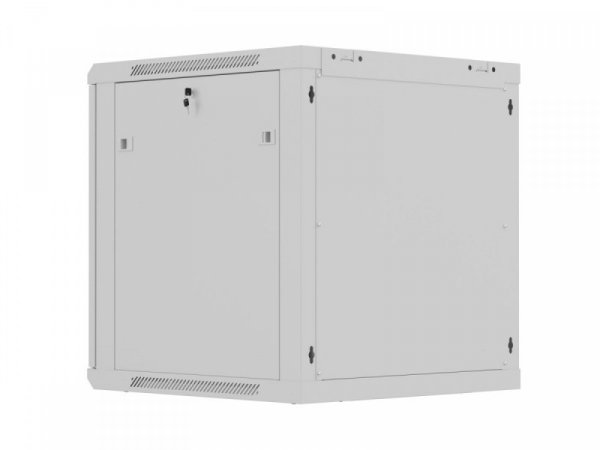 Lanberg Szafa instalacyjna rack wisząca 12U 600x600 szara drzwi perforowane (flat pack)