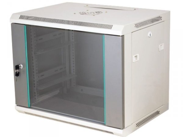 Q-LANTEC Szafka rack wisząca 19&quot; 9U 600x450
