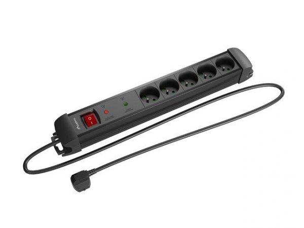 Lanberg Listwa zasilająca 5.0m 5x230 cz SP1-05E-0500-BK
