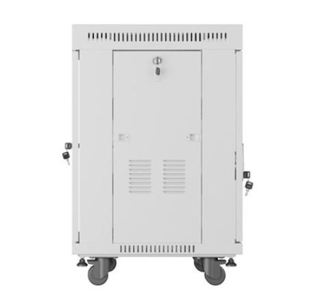Lanberg Szafa stojąca rack 19&#039;&#039; 15U 600X600 szara LCD flack pack