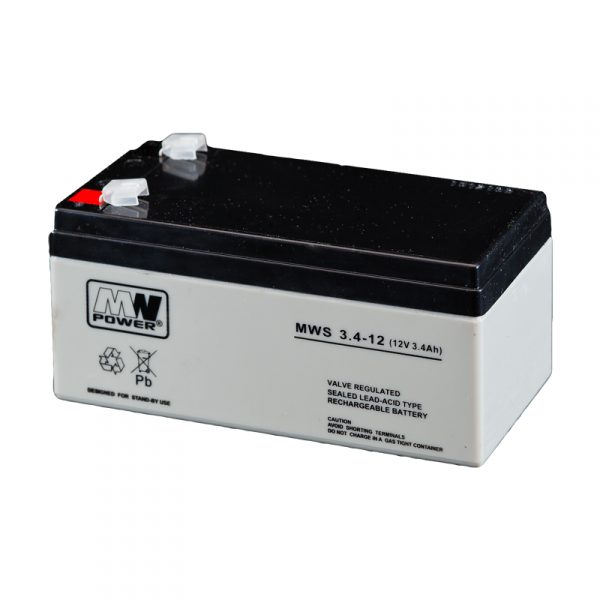 Akumulator AGM MWS 3,4Ah 12V