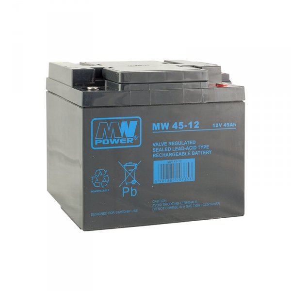 Akumulator AGM MW 45Ah 12V