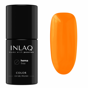 INLAQ Lakier Hybrydowy Neonowy Electric Mandarin 6ml