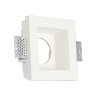 Oczko V-TAC GIPS GU10 Wpuszczane Kwadrat 120x120 Białe VT-763
