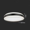 Plafon V-TAC 38W LED 3w1 Czarny Okrągły fi.40cm VT-7757 4000K 4050lm