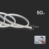 Taśma LED 230V V-TAC RĘKAW IP65 120LED/m 10,5W/m Rolka 50mb VT-2835 121-50M Kolor Zielony