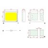 Taśma LED 12W neutralna 2835 60LED/m HIGH LUMEN 1M