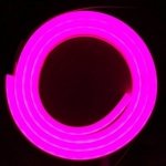 NEON LED 24V 8X16 1M RÓŻOWY IP67