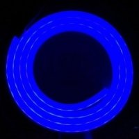 NEON LED 24V SILICONE 6x12 R5 NIEBIESKI IP67 