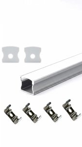 Profil LP-Y prosty głęboki 2m kpl. klosz zaślepki uchwyty 