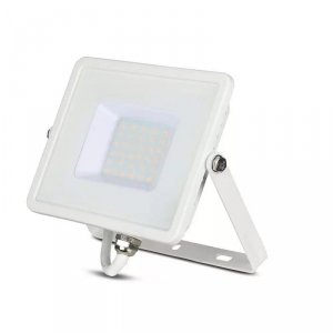 Projektor LED V-TAC 30W SAMSUNG CHIP Biały VT-30-W 6400K 2400lm 5 Lat Gwarancji