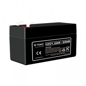 Akumulator Żelowy Bezobsługowy 1.3AH V-TAC TI 97x43x52(57)mm VT-1.2-12 5 Lat Gwarancji