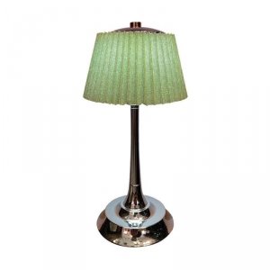 Lampka stołowa nocna V-TAC 1,5W LED 28cm ładowanie USB ściemnianie zielona VT-7968 3000K-6000K 40lm