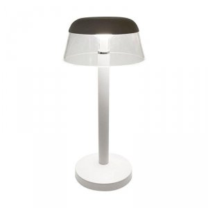 Lampka stołowa nocna V-TAC 3W LED 28cm ładowanie USB ściemnianie biała VT-75002 3000K-6000K 110lm