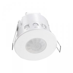 Czujnik ruchu 360st wpuszczany okrągły biały 1000W LED IP54 V-TAC VT-81042 5 lat gwarancji