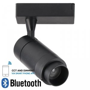 Oprawa Track Light LED V-TAC 35W Czarna Bluetooth Barwa CCT 16-53st VT-7735 2350lm