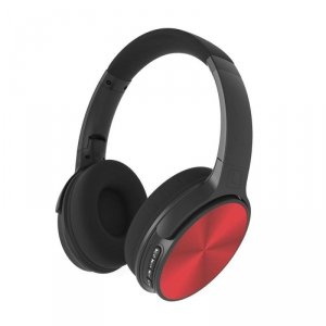 Bezprzewodowe Słuchawki Bluetooth Obrotowe 500mAh Czerwone VT-6322