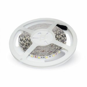 Taśma LED V-TAC SMD5050 300LED 24V IP20 10W/m VT-5050 60-IP20-10 6500K 830lm