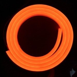 NEON LED 24V SILICONE 6x12 R5 POMARAŃCZOWY IP67