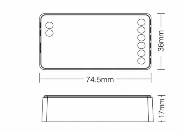 Kontroler Sterownik Taśm LED RGBW FUT038S Milight