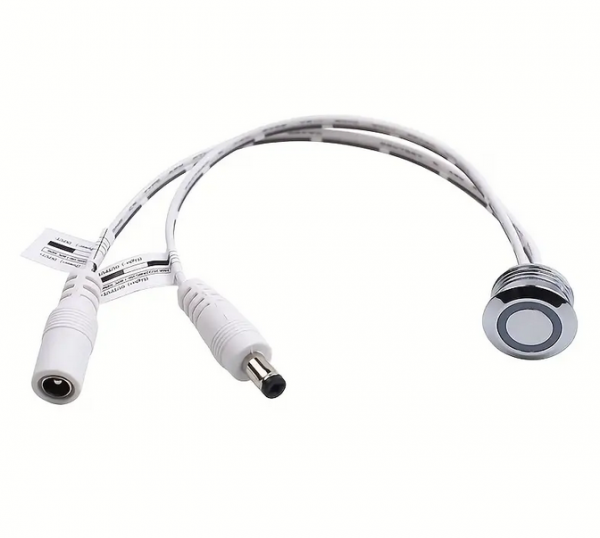 Włącznik dotykowy srebrny z funkcją ściemniania