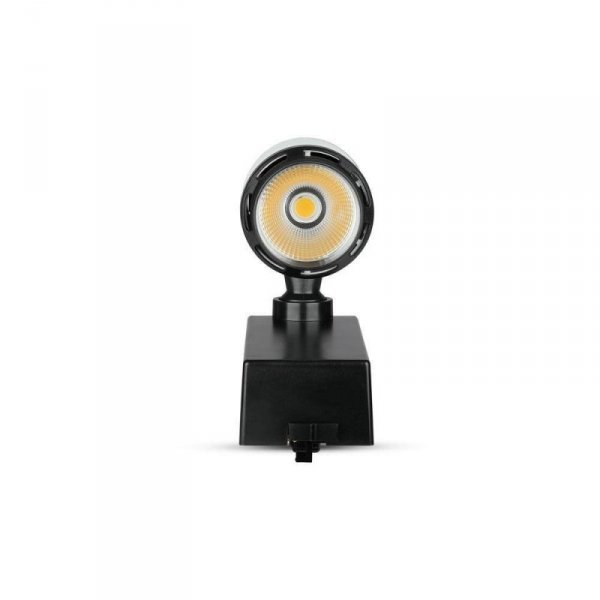 Oprawa LED V-TAC Szynosystem 3F 10W 24st Czarny Biały VT-4512 6400K 800lm